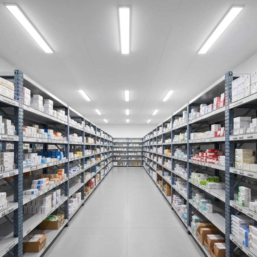 Rayonnage pour pharmacies et laboratoires au Maroc : normes et sécurité