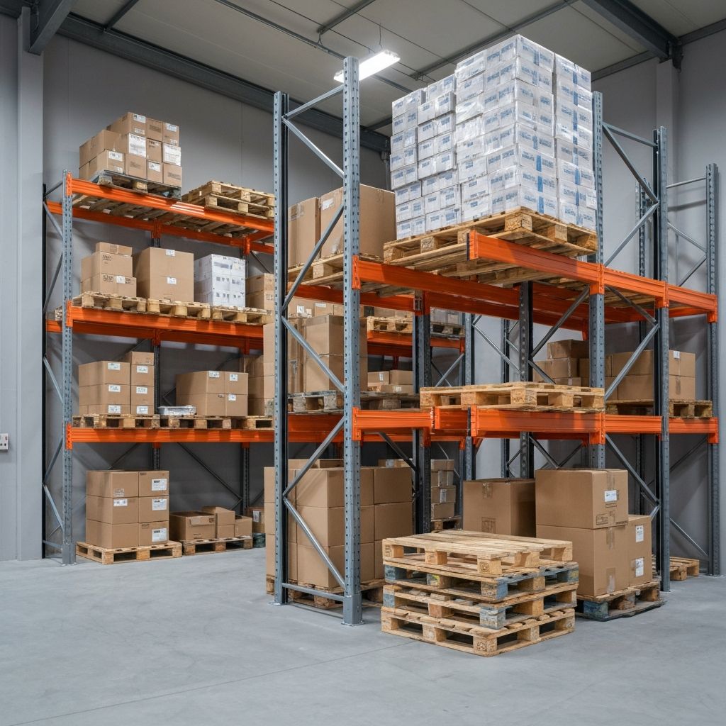Rayonnage mi-lourd : parfait pour les petites et moyennes entreprises marocaines